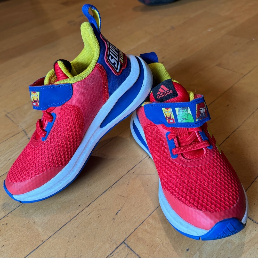 adidas Fortarun Marvel Superhero shoes size 12K
